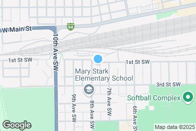 Map image of the property - 807 1st St SW