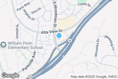 Map image of the property - 2950 Alta View Dr