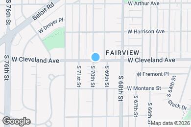 Map image of the property - 6931 W Cleveland Ave