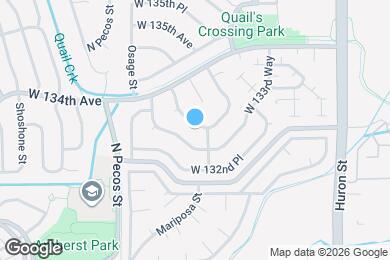 Map image of the property - 1310 W 133rd Cir