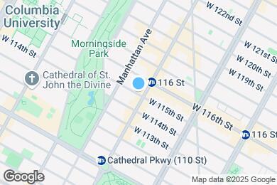 Map image of the property - 301 W 115th St