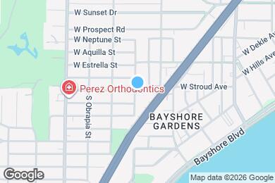 Map image of the property - 1908 S Habana Ave