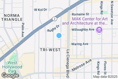 Map image of the property - 837 N West Knoll Dr