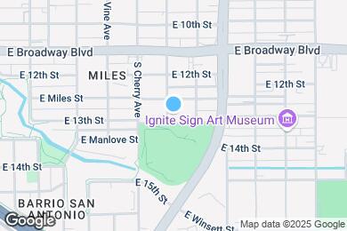 Map image of the property - 1701 E 13th St