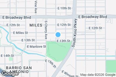 Map image of the property - 1703 E 13th St