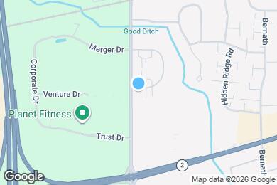Map image of the property - Walnut Woods Apartments