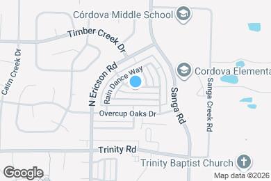 Map image of the property - 8713 Citrus Bend Dr