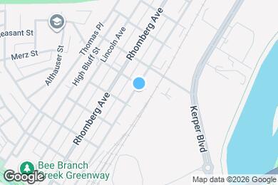 Map image of the property - 1022 Garfield Ave