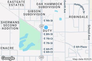 Map image of the property - 2712 E 8th Ct