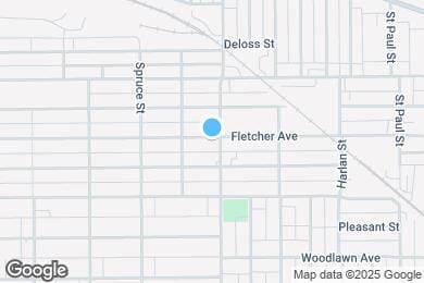 Map image of the property - 1643 Fletcher Ave