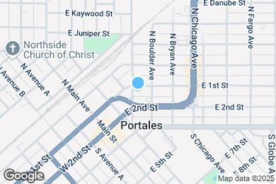 Map image of the property - 109 S Boston Ave