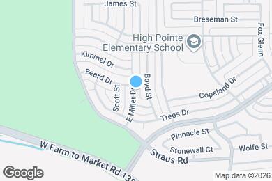 Map image of the property - 1328 E Miller Dr