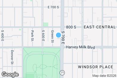 Map image of the property - 852 S 700 E