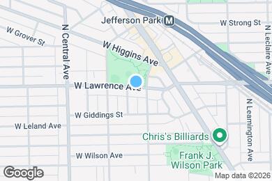 Map image of the property - 5411 W Lawrence Ave