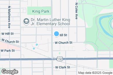 Map image of the property - 817 W Hill St