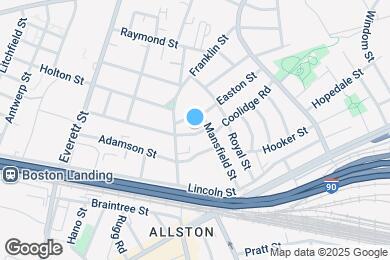Map image of the property - 18 Bradbury St