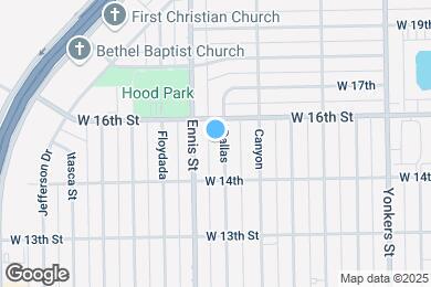 Map image of the property - 1515 Dallas St