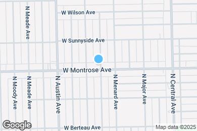 Map image of the property - 5834 W Montrose Ave