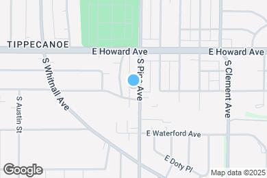 Map image of the property - 3981 S Pine Ave