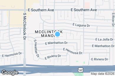 Map image of the property - 1909 E La Jolla Dr