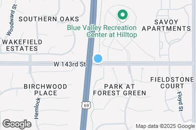 Map image of the property - 7931 W 143rd Terrace