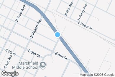 Map image of the property - 208 S Palmetto Ave