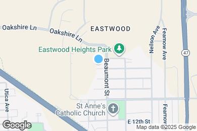 Map image of the property - 2623 E 16th St