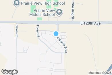 Map image of the property - Stylish Henderson duplex near Barr Lake State Park