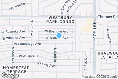 Map image of the property - 5317 W Windsor Ave
