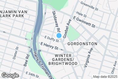 Map image of the property - 1113 Skidaway Rd