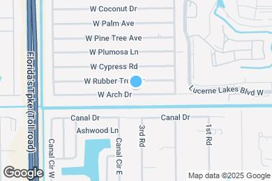 Map image of the property - 44 W Arch Dr