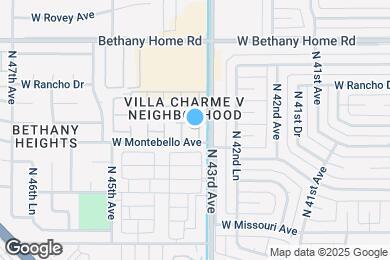 Map image of the property - 5710 N 43rd Dr
