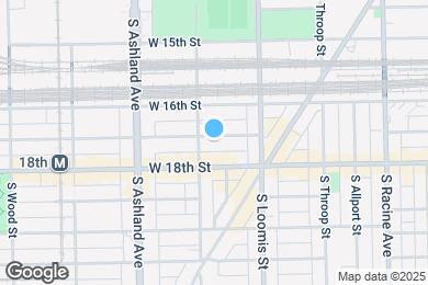 Map image of the property - 1447 W 17th St