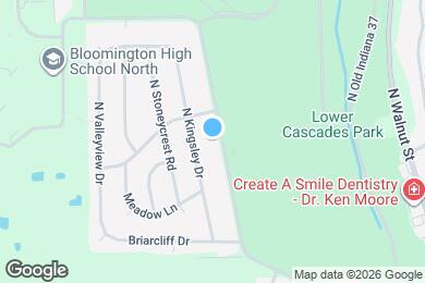 Map image of the property - 3321 N Kinser Pike