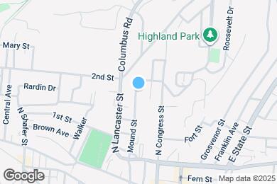 Map image of the property - 74 Mound St
