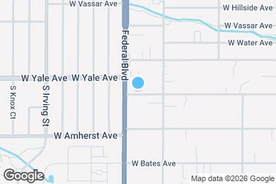 Map image of the property - 2997 W Yale Ave