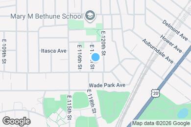 Map image of the property - 1483 E 118th St