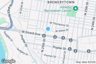Map image of the property - 2844 W Stiles St