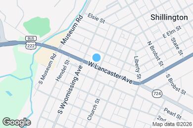 Map image of the property - 203 W Lancaster Ave