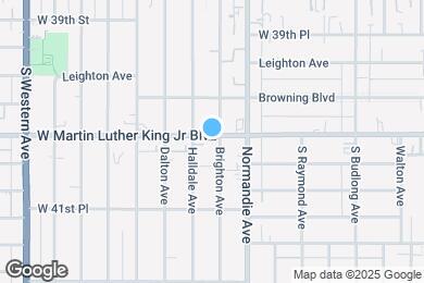 Map image of the property - 1436 W Martin Luther King Jr Blvd