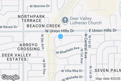 Map image of the property - 18433 N 2nd Dr