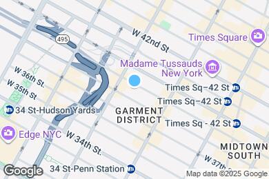 Map image of the property - 338 W 39th St