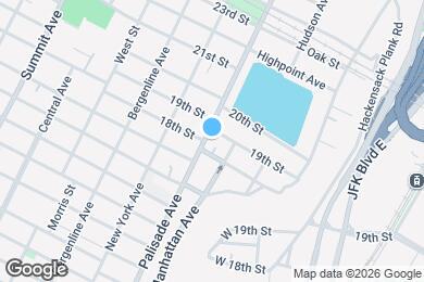 Map image of the property - 1810 Palisade Ave
