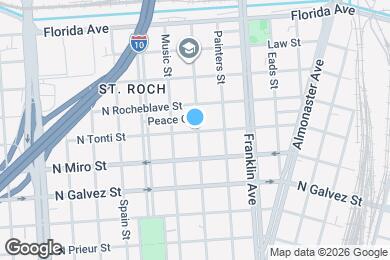 Map image of the property - 2539 N Tonti St