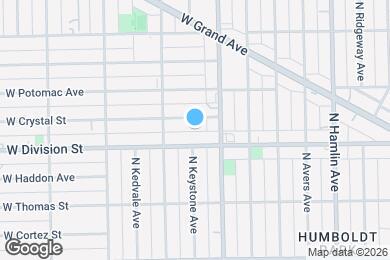 Map image of the property - 4033 W Crystal St