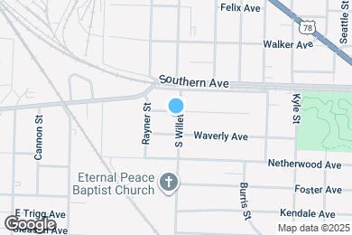 Map image of the property - 1553 E McLemore Ave