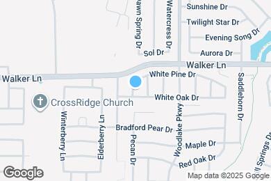Map image of the property - 2705 White Pine Dr