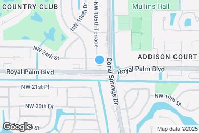 Map image of the property - 10571 Royal Palm Blvd