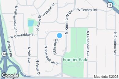 Map image of the property - 2115 N Elizabeth Dr