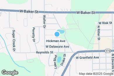Map image of the property - 3300 Hickman Ave